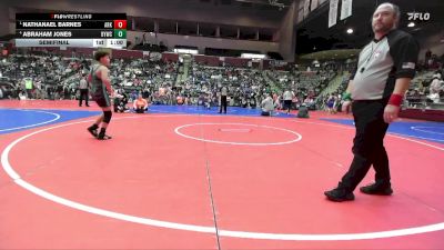 132 lbs Semifinal - Nathanael Barnes, Arkansas vs Abraham Jones, Blazing Yetis Wrestling Club