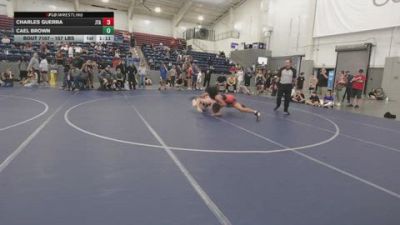157 lbs Cons. Rd Of 16 - Charles Guerra, Jimenez Trained Academy vs Cael Brown