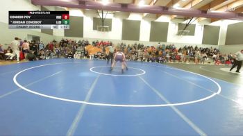 Boys 146 lbs Champ. Round 1 - Connor Foy, Westwood Boys vs Jordan Conoboy, Lassen Boys