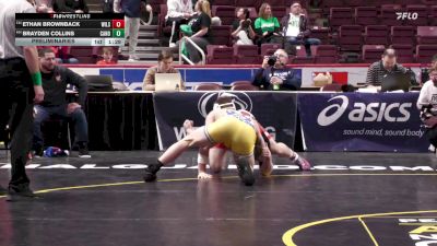 215 lbs Preliminaries - Ethan Brownback, Wilson vs Brayden Collins, Canon-McMillan