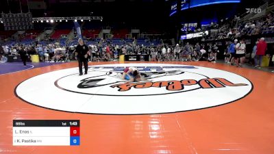 88 lbs Quarters - Lily Enos, IL vs Kayla Pastika, MN