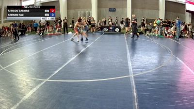 110 lbs Cons. Round 2 - Atticus Salinas, Nevada vs Keenan Paz, Nevada