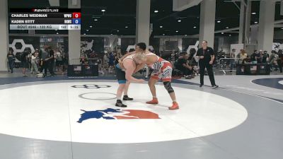130 kg Cons. Quarters - Charles Weidman, West Point Wrestling Club vs Kaden Stitt, Big Game Wrestling Club