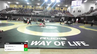 190 lbs Round Of 32 - Quinton Delorey, St. Paul's School (NH) vs Kirby Johns, Hammond School