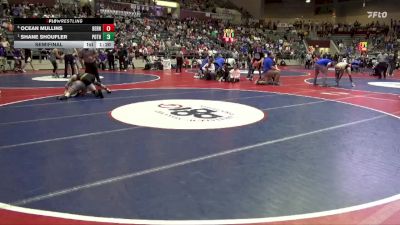 4A 150 lbs Semifinal - Shane Shoufler, Pottsville vs Ocean Mullins, BERRYVILLE HIGH SCHOOL