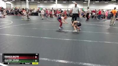 68 lbs Round 3 (8 Team) - Francis Bacon, Team Germantown vs Hunter Young, Terps East Coast Elite