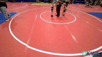 43 lbs Round Of 16 - Cooper Pfannenstiel, Jenks Trojan Wrestling Club vs Kyson Overholser, Salina Wrestling Club