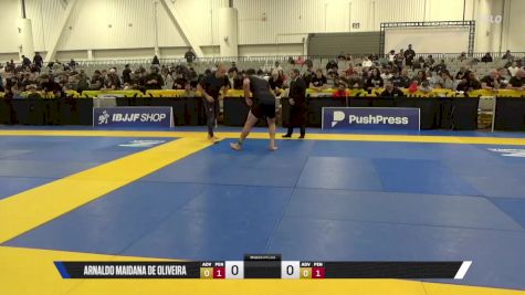 Caue Oliveira Rodriguez vs Arnaldo Maidana De Oliveira 2025 World IBJJF Jiu-Jitsu No-Gi Championship