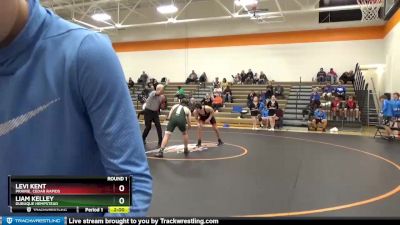 JV Boys-9 lbs Round 1 - Liam Kelley, Dubuque Hempstead vs Levi Kent, Prairie, Cedar Rapids