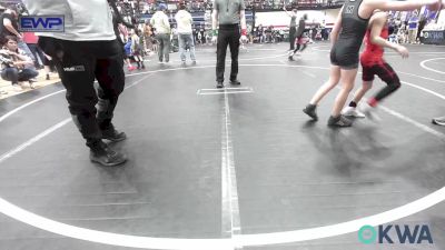 52 lbs Round Of 16 - Broox Wilkerson, Carl Albert vs Franciso Lopez, OKC Saints Wrestling