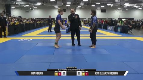 Adyn Elizabeth Noorlun vs Inga Boruch 2026 Pan IBJJF Jiu-Jitsu No-Gi Championship