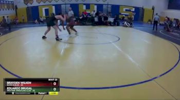 182 lbs Round 6 (8 Team) - Eduardo Brugal, Westside Wrestling Club vs Brayden Wilken, Black & Blue