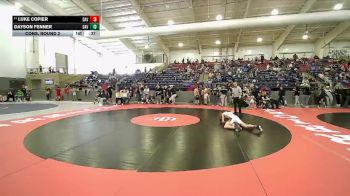 126 lbs Cons. Round 2 - Luke Copier, Davis vs Dayson Fenner, Davis