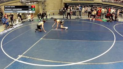 93 lbs Cons. Quarters - Dylan Soto, Champions Wrestling Club vs Dominic Garamendi, Gold Rush Wrestling