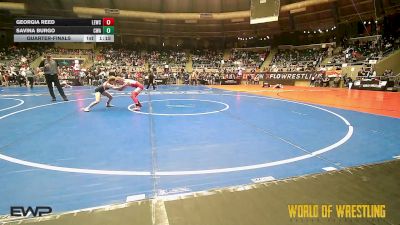 78 lbs Quarterfinal - Georgia Reed, Legacy Elite Wrestling Club vs Savina Burgo, Commandos Wrestling Academy