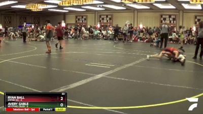 117 lbs Semis & 1st Wrestleback (8 Team) - Ryan Ball, Empire WA vs AVERY GABLE, Keystone Crush