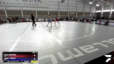 102 lbs 1st Place Match - Lila Aispuro, AZ vs Emily Finley, WA