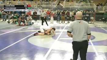 190 1A 7th Place Match - Calvin Ross, Wewahitchka vs Tyce Porcher, The King`s Academy