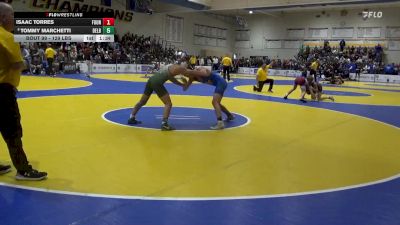 129 lbs Round Of 32 - Isaac Torres, Fountain Valley vs Tommy Marchetti, Delbarton (NJ)