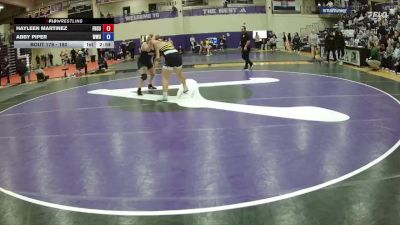 180 lbs Cons. Semi - Abby Piper, William Woods vs Hayleen Martinez, Fort Hays State