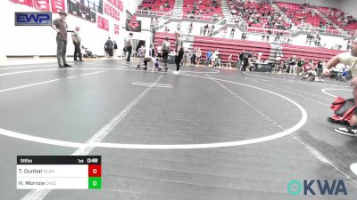 58 lbs Consi Of 8 #2 - Townes Dunbar, Blanchard Youth Wrestling Club vs Hudson Morrow, Choctaw Ironman Youth Wrestling