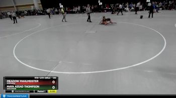 130 lbs Cons. Round 2 - Maya Assad Thompson, Wisconsin vs Meadow Mahlmeister, Montana