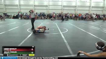 68 lbs Round 1 (8 Team) - Aiden Hensley, WV Wild vs Bruce Fowler, Olympia