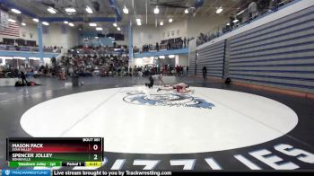 113 lbs Cons. Round 2 - Mason Pack, Star Valley vs Spencer Jolley, Bonneville