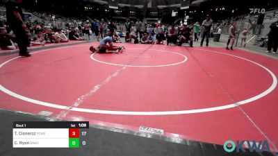 64 lbs Rr Rnd 1 - Thomas Cisneroz, Powerhouse Elite 12u vs Cole Ryon, Broken Arrow Wrestling Club