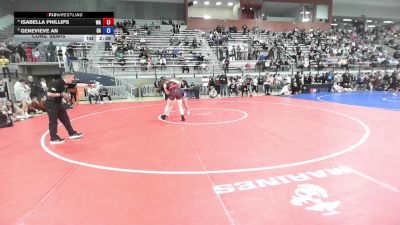 U20 Women - 76 lbs Cons. Semis - Isabella Phillips, WA vs Genevieve An, GA