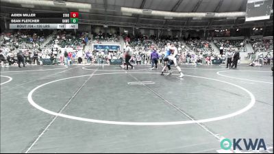 120 lbs Round Of 16 - Aiden Miller, Stroud Youth Wrestling Club vs Sean Fletcher, Broken Arrow Wrestling Club