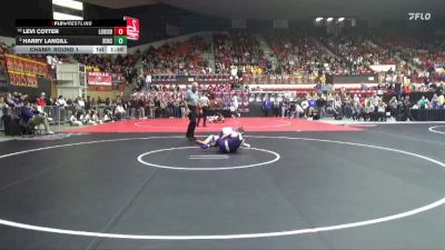 106 lbs Champ. Round 1 - Levi Cotter, Louisburg Hs vs Harry Langill, Seneca-Nemaha Central Hs