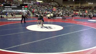 5A 125 lbs Quarterfinal - Jaxi Ervin, Van Buren vs Crystal Campbell, Sylvan Hills