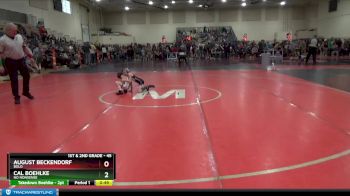 45 lbs Champ. Round 1 - Cal Boehlke, No Nonsense vs August Beckendorf, BOLD