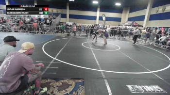 150 lbs Consi Of 64 #2 - Logan Hammon, Oso Way WC vs Alessandro Rush, Lake Stevens WC