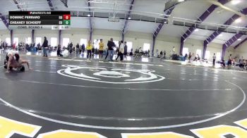 149 lbs Cons. Round 6 - Dominic Ferraro, Edinboro-Unattched vs Cheaney Schoeff, Edinboro