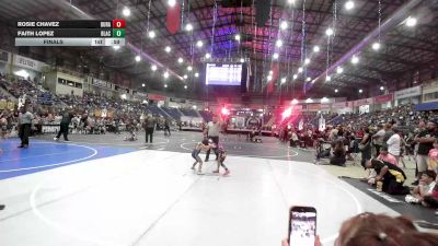 46 lbs Final - Rosie Chavez, Duran Elite vs Faith Lopez, Black Fox Wrestling Academy