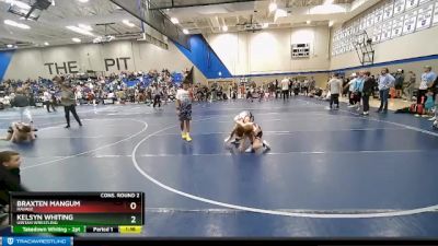 73 lbs Cons. Round 2 - Kelsyn Whiting, Uintah Wrestling vs Braxten Mangum, Ravage