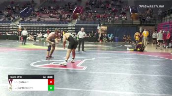 285 lbs Round Of 16 - Hunter Catka, Virginia Tech vs Jacob Sartorio, Appalachian State