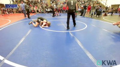 110-117 lbs Quarterfinal - Charlee Jones, Vinita Kids Wrestling vs Zan'e Dyches, IRONMEN Wrestling Club