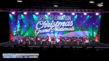 Woodlands Elite - OR - Snipers [2025 L2 Mini] 2025 Spirit Celebration Christmas Grand Nationals