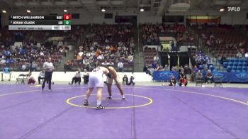 285 lbs 1st Place Match - Mitch Williamson, Wartburg vs Jonah Clark, Loras