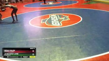 102 lbs Champ. Round 1 - Siena Malek, Stephens County vs Ja`Brashia Lane, Fitzgerald