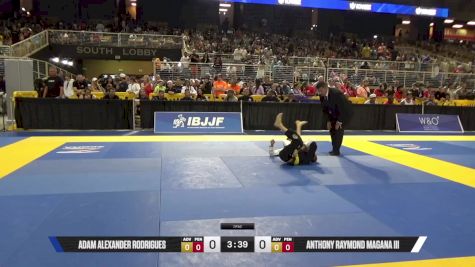 Anthony Raymond Magana III vs Adam Alexander Rodrigues 2025 Pan Kids Jiu-Jitsu IBJJF Championship