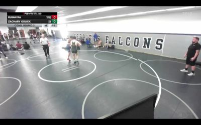 165 lbs Cons. Round 3 - Elijah Ra, Torrey Pines High School vs Zachary Oslick, Sunny Hills