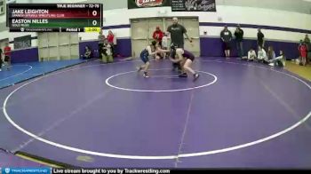 72-75 lbs Round 2 - Jake Leighton, Spanish Springs Wrestling Club vs Easton Nilles, GOLD RUSH