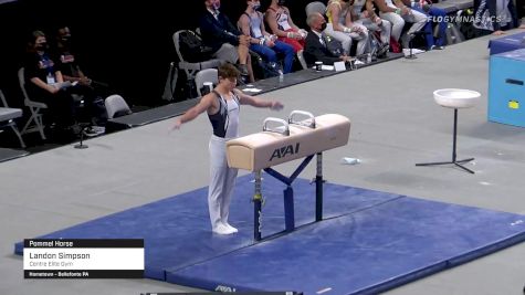 Landon Simpson - Pommel Horse, Centre Elite Gym - 2021 US Championships