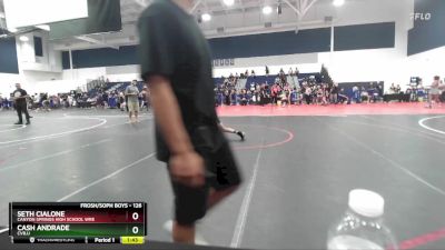 126 lbs Semifinal - Seth Cialone, Canyon Springs High School Wre vs Cash Andrade, CVBJJ