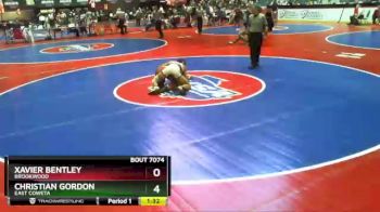 7 lbs Quarterfinal - Christian Gordon, East Coweta vs Xavier Bentley, Brookwood