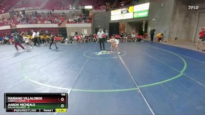 106 lbs Round 1 (16 Team) - Mariano Villalobos, Lubbock Cooper vs Aaron Micheals, Dallas Hillcrest